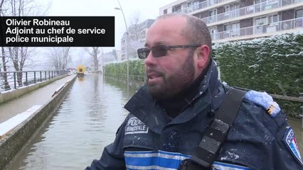 Bry-sur-Marne: la décrue se fait attendre