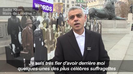 Le maire de Londres rend hommage aux suffragettes