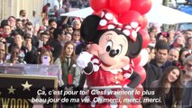 Cinéma: Minnie obtient une étoile sur Hollywood Boulevard