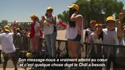 Chili: ambiance de fête avant le message du pape à la jeunesse