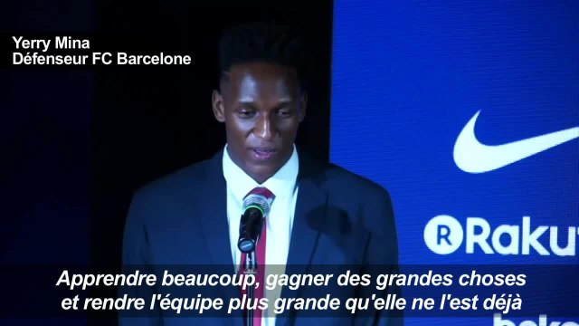 Jouer au FC Barcelone est un rêve devenu réalité pour Mina