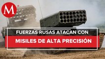 Rusia utiliza armas de alta presión para atacar instalaciones militares de Ucrania