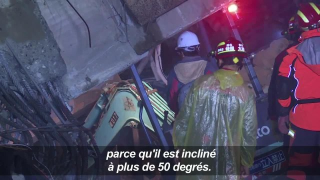 Séisme à Taiwan: les secours à la recherche de survivants