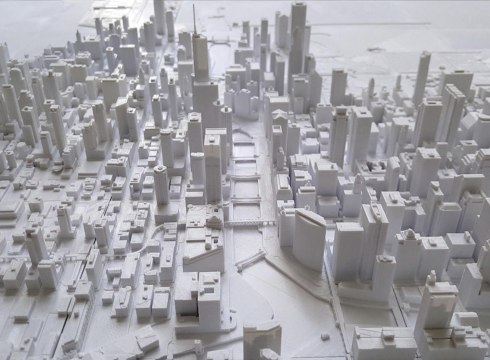 Ces maquettes géantes de New York et Chicago ont été réalisées grâce à une imprimante 3D