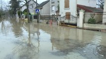 Crue de la Seine: Villeneuve-Saint-Georges inondée