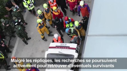 Séisme à Taïwan: des secouristes trouvent deux autres corps