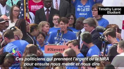 Floride: des lycéens réclament un contrôle des armes
