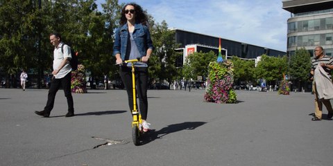 On a testé pour vous les premières trottinettes en libre-service