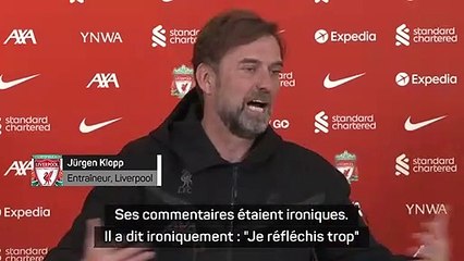 32e j. - Guardiola pense trop ? Pour Klopp, "ses commentaires étaient ironiques"