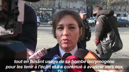 Tentative de braquage à Paris: point presse de la police (2)