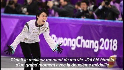 Des fans "émus" après la médaille d'Hanyu en patinage artistique