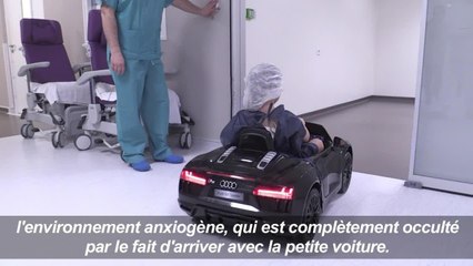 Des petites voitures anti-stress pour les enfants à l'hôpital