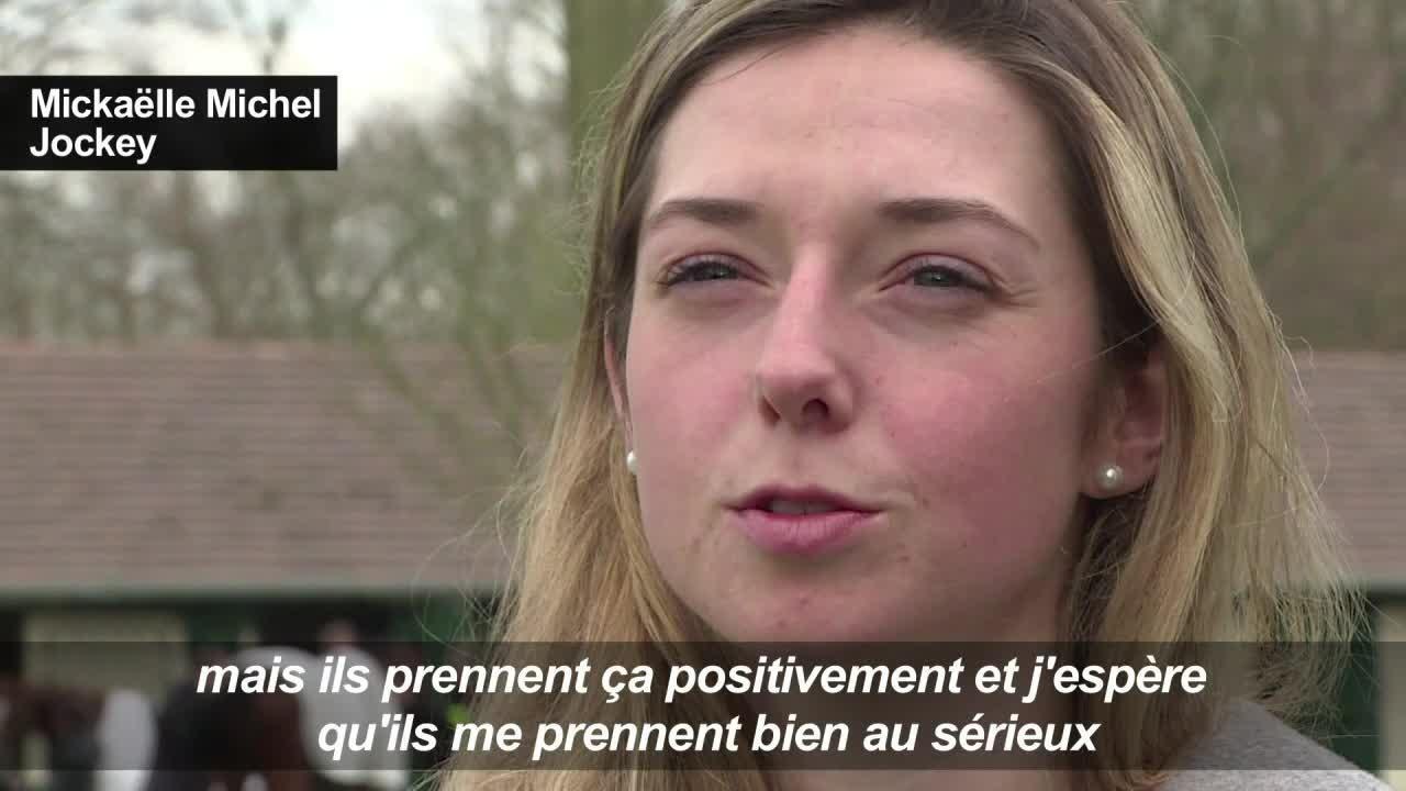 Mickaëlle Michel, une femme jockey parmi les hommes