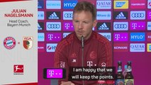 Nagelsmann 'happy' as Bayern avoid punishment for fielding 12 players