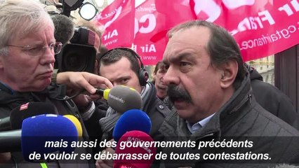 Air France: "criminalisation" de l'action syndicale, pour la CGT