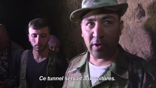Ghouta: un labyrinthe de tunnels creusés par les rebelles