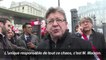 Grève SNCF: Mélenchon rejoint les grévistes gare de l'Est