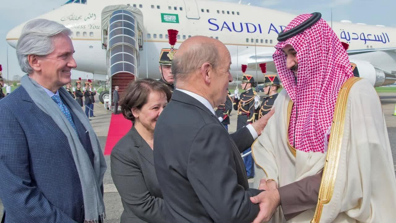 Le prince héritier saoudien est arrivé en France
