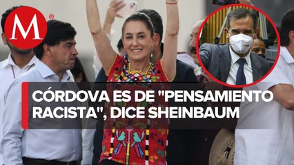 Lorenzo Córdova tiene un pensamiento racista hacia la revocación de mandato: Sheinbaum