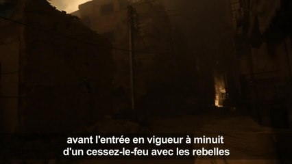 Ghouta orientale: nuit d'enfer à Douma