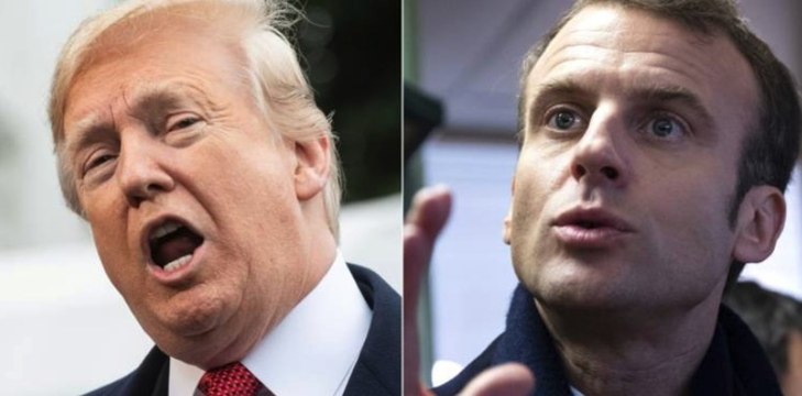 Occupation, vin, sondages défavorables : Trump démonte Macron sur Twitter