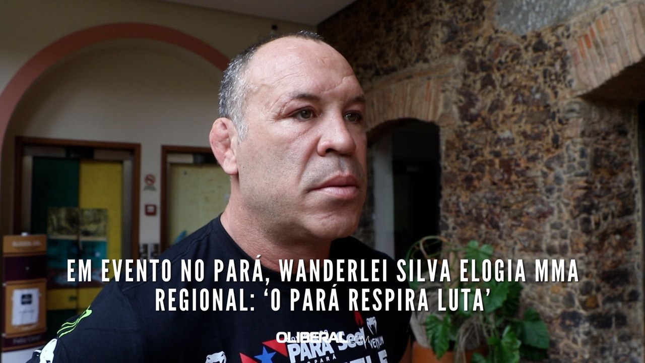 Em evento no Pará, Wanderlei Silva elogia MMA regional: ‘O Pará respira luta’