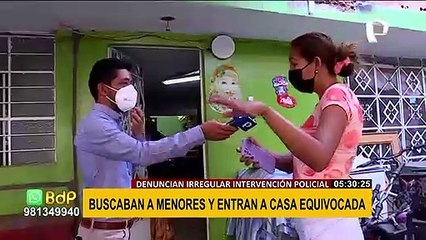 Callao: Denuncian que policías ingresaron a vivienda equivocada en operativo
