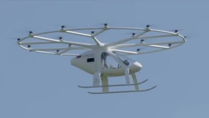 Les images du Volocopter au-dessus de Stuttgart