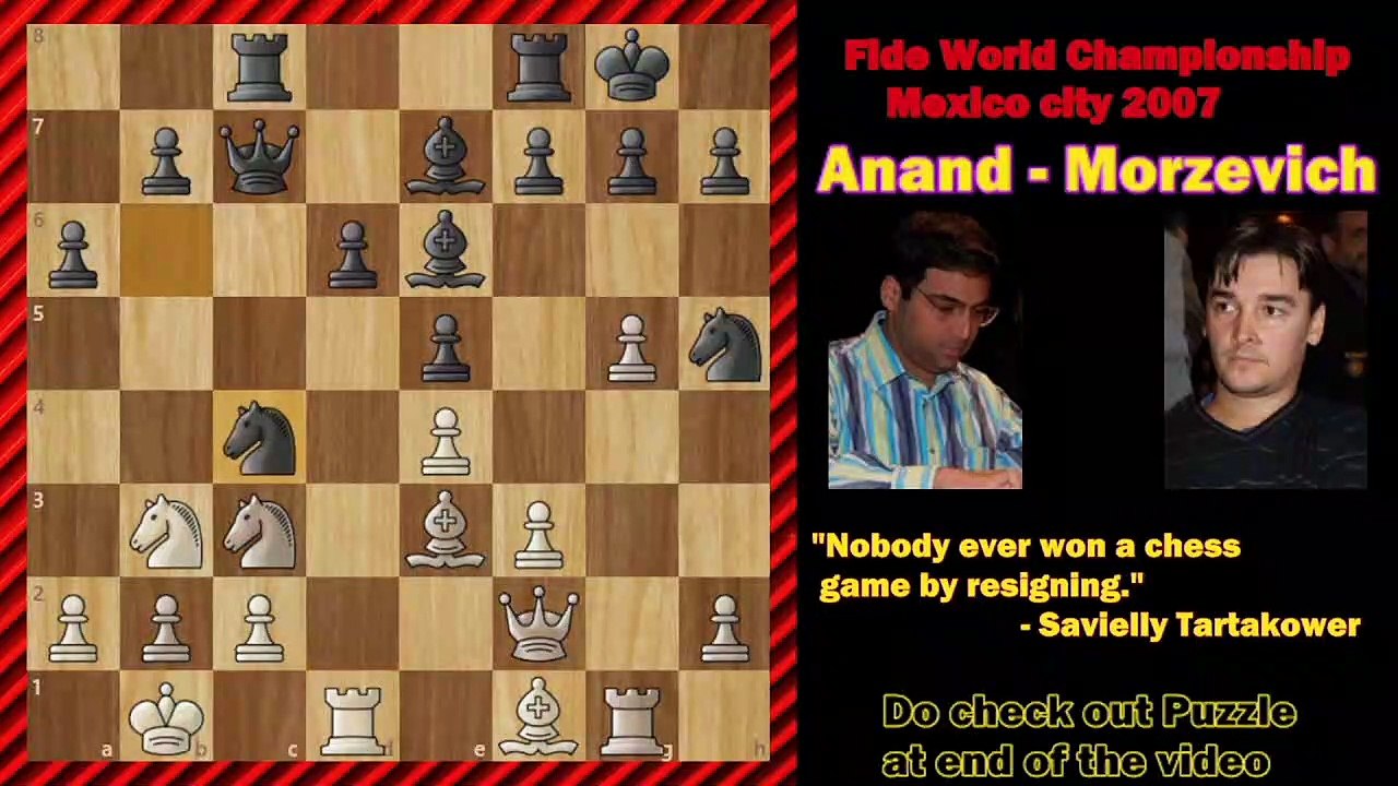 _ The Snatch _ __ Anand vs Morozevich __ Fide world championship,Mexico city 2007