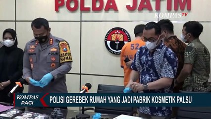 Produksi Kosmetik Palsu Sejak Tahun 2019 Lalu, Polisi Bekuk Pelaku dan Sita Sejumlah Barang Bukti