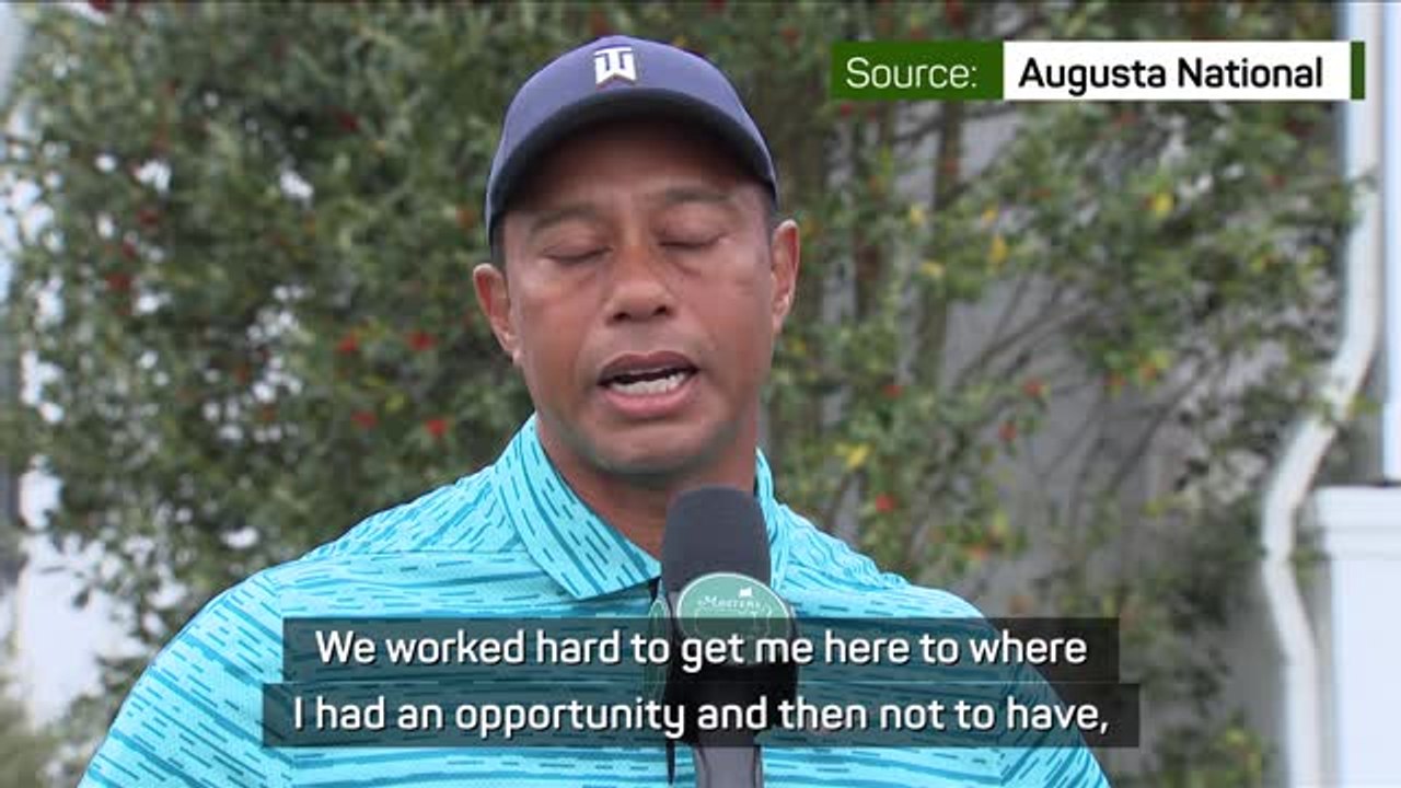 Tiger Woods 'proud' to be in contention at The Masters