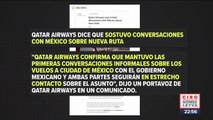 Qatar Airways confirma “conversaciones informales” con México sobre posibles vuelos a CDMX