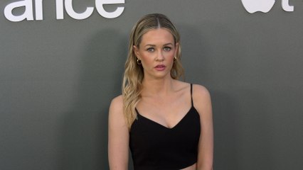 Ambyr Childers attends Apple Original series "Severance" finale screening event in Los Angeles