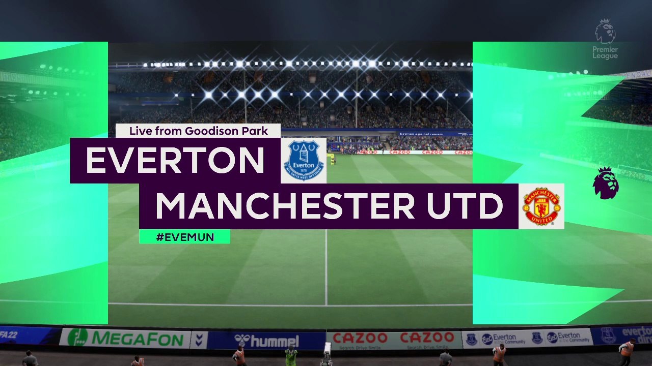 Everton vs Manchester United || Premier League 9th April 2022 || Fifa 22