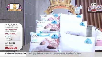 Akemi Sleep Essentials 7 Holes Pillow