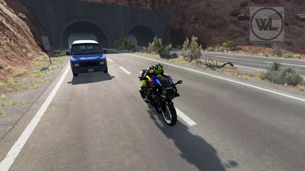 Superbike Crash BeamNg Drive