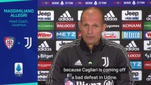 Allegri expects Cagliari to make life difficult for Juve