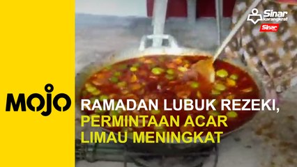 Ramadan lubuk rezeki, permintaan acar limau meningkat
