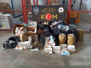 Adana'da 10 milyon kaçak makaron ele geçirildi