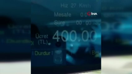 İstanbul’da taksimetre şoku: 5 dakikalık yola 435 lira ücret istedi