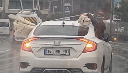 İstanbul'da tehlikeli yolculuklar kamerada