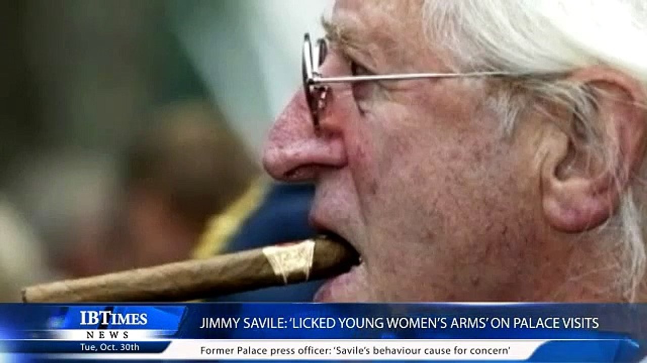 Jimmy Savile 'licked young women's arms' on Palace visits