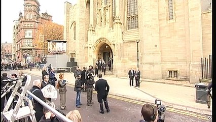 JIMMY SAVILE Funeral held in Leeds