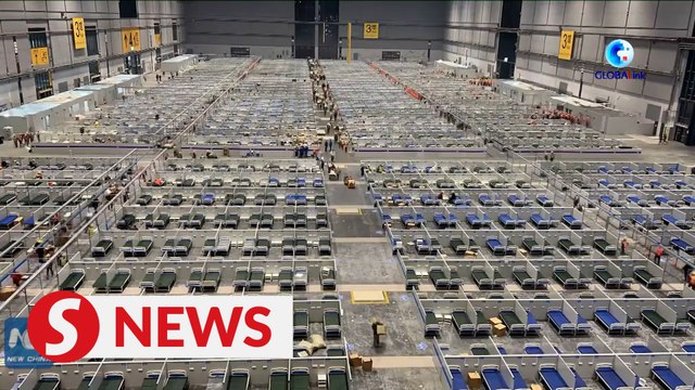 Shanghai's largest makeshift hospital put into use to treat Covid-19 patients