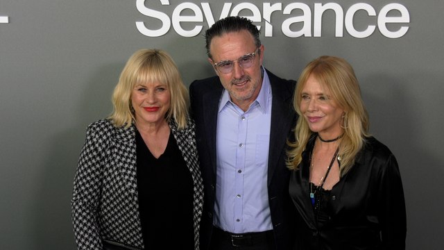 Patricia Arquette, David Arquette, Rosanna Arquette attend Apple's Severance finale screening event in Los Angeles