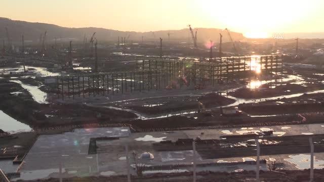 ZONGULDAK - Filyos Doğal Gaz İşleme Tesisi'nde çalışmalar planlandığı gibi ilerliyor