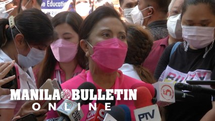 'Viral Grade 11 module, if true, only shows DepEd's inefficiency' —Robredo