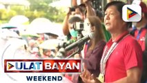 BBM, mainit na sinalubong ng supporters sa Leyte sa kabila ng malakas na pag-ulan dahil sa Bagyong Agaton