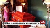Ica: Esposa de fallecido en manifestaciones pide apoyo de las autoridades