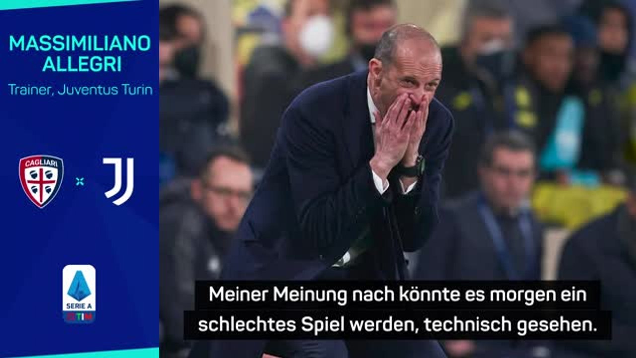 Allegri: 'Es ist schwierig, in Cagliari zu spielen'